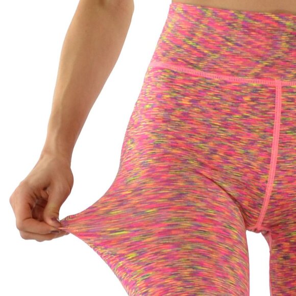 Two Tone Yoga Dry-Fit Workout Capris - Picture 4 of 4